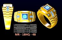 1 model diamond menring korea 48 | 3D