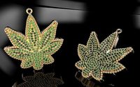 Marijuana Pendant | 3D