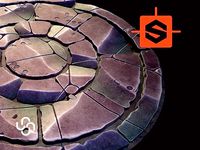 Stylized Ground with Circular Pattern  - Tutorial Include