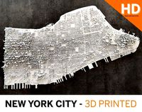 Midtown Manhattan NYC 3D print in parts including instructions | 3D
