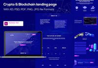 Crypto and  Blockchain Agency Landing Page