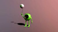 Mike Wazowski from Monsters inc | 3D