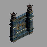Zhentian Palace-Statue Wall