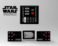 Darth Vader Chest box belt box  Armor ANH  STL file for 3d print