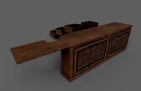 3D Apothecary Counter