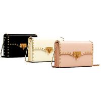 Valentino Small Rockstud Crossbody Bag Neutral Tones