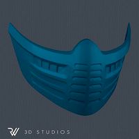 MK11 Aftermath Frost Mask - STL File | 3D
