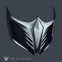 MK11 Aftermath Sub-Zero Mask - STL File | 3D