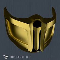 MK11 Scorpion Mask V3 - STL File | 3D