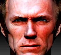 Clint Eastwood 3d model