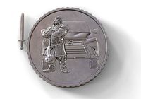 Lexus and warrior with sword coin | 3D