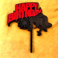 Spiderman Birthday Cake Topper | 3D