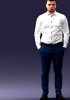Office man 0116 3D Print Ready | 3D