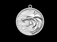 Witcher Wolf  3d print model | 3D