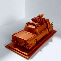 ecto 1 ghostbusters chibi | 3D