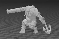 pirate maneaters - ogre mawtribes - dynamic pose | 3D