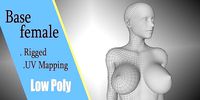 Base Female low poly