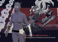 judgement the high prosecutor from Helltaker 3d printing cosplay | 3D