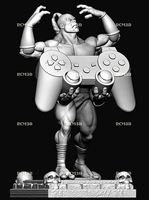 Goro mortal kombat Joystick and cellphone holder | 3D
