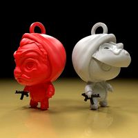 la casa de papel-money heist keychain | 3D