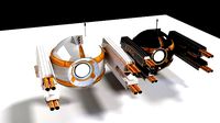 Scifi Armed Drone