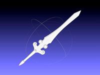 Tales of Vesperia Flynn Sword Printable Model | 3D