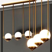 Crate and Barrel Rondure Three Globe Pendant Light