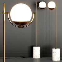 Crate and Barrel Rondure Globe Floor Lamp
