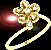 LADIES RING CW LR-1028 | 3D