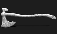 Leviathan axe- 3D Print- God of War-Kratos | 3D