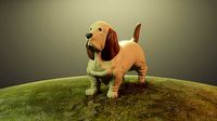 DOG BASSET HOUND | 3D