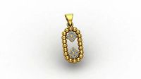 Lumpy Flowers Pendant | 3D