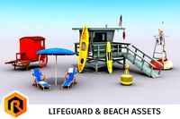 Lifeguard And Beach Assets