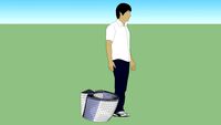 Veranda Bidet Monobloc w/Trap