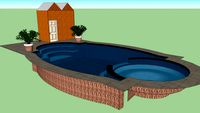 piscina con camarin