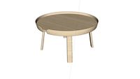 Around coffee table by Muuto - large - designed by Thomas Bentzen