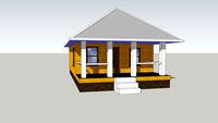 New Orleans Shotgun style house