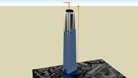 Torre Cristal en construcción