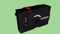 Olympus XA open