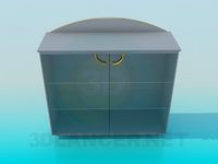 3D Model Stand with glass doors