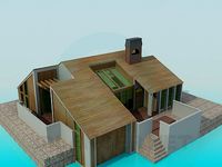 3D Model Country house