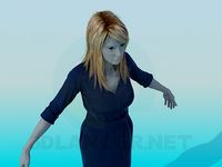 3D Model Mannequin in a dress