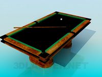 3D Model Pool Table