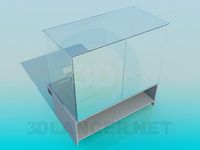 3D Model The glass storefront