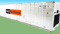 P&O Nedlyold Reefer Container
