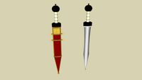 Roman Mainz Gladias (Short Sword - circa 20 BC) - Style 3