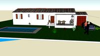 villa, porshe et piscine spécial pour Marc