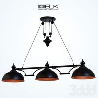 ELK Lighting Farmhouse 3 Light Billiard