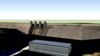 Hydropower plant in Solina.