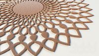 circle art rug